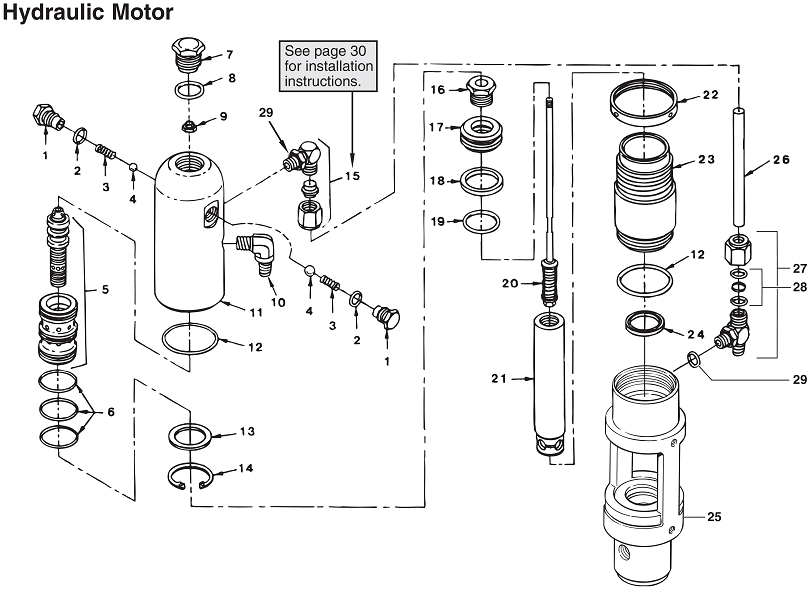 PowrTwin 12000XLT DI Hydraulic Motor